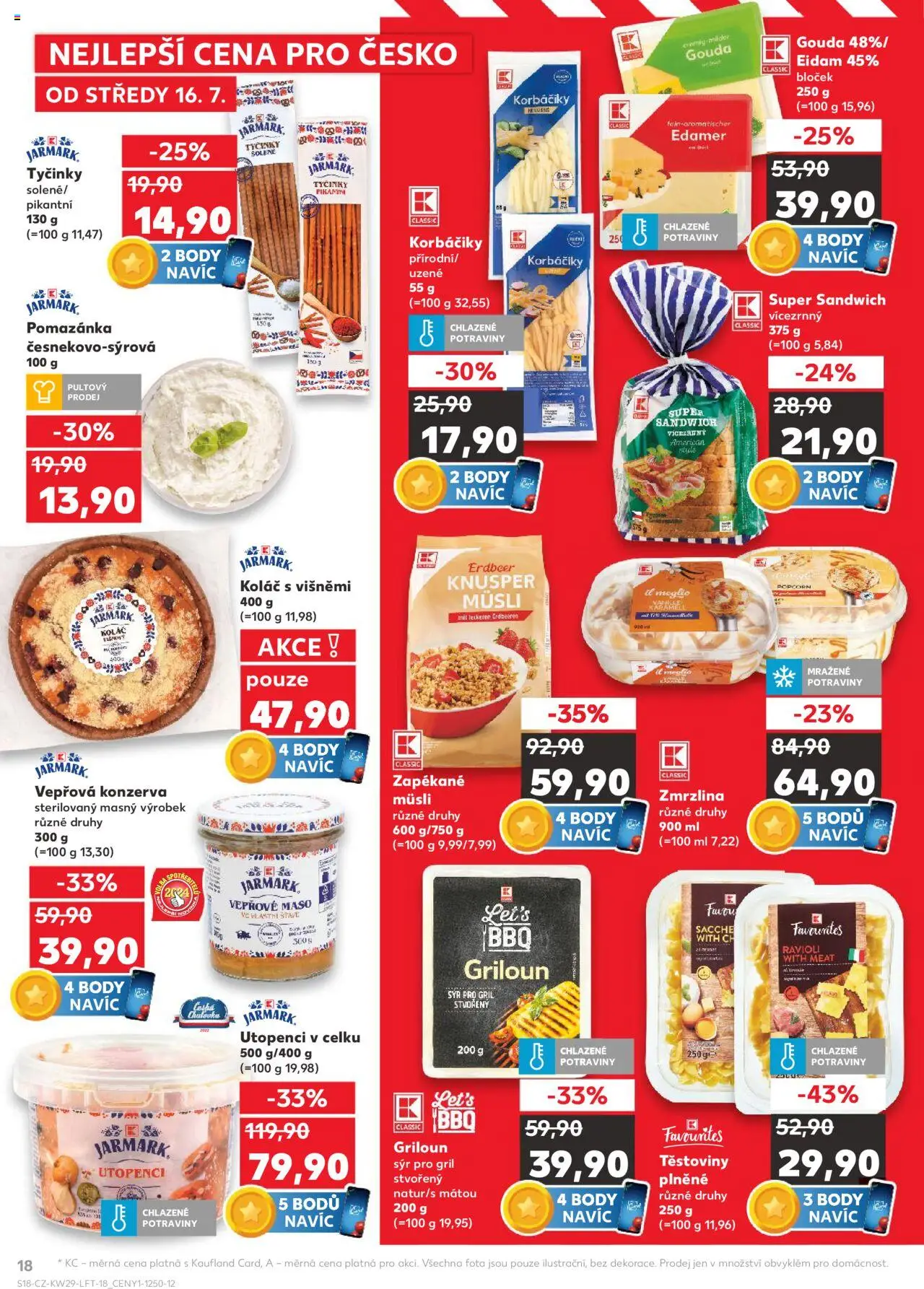 Kaufland leták - strana 18- platný od 16.07.2025