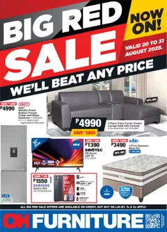 Preview OK Furniture - Botswana Specials valid from 20/08/2025