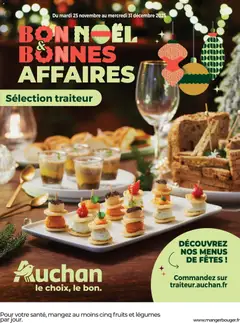 Auchan - Bon Noël et Bonnes Affaires : Sélection traiteur geldig vanaf 25/11/2025