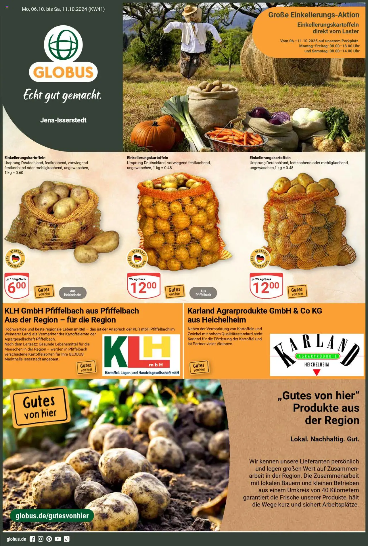 Globus Prospekt 	 - Seite 1 - gültig ab 06.10.2025
