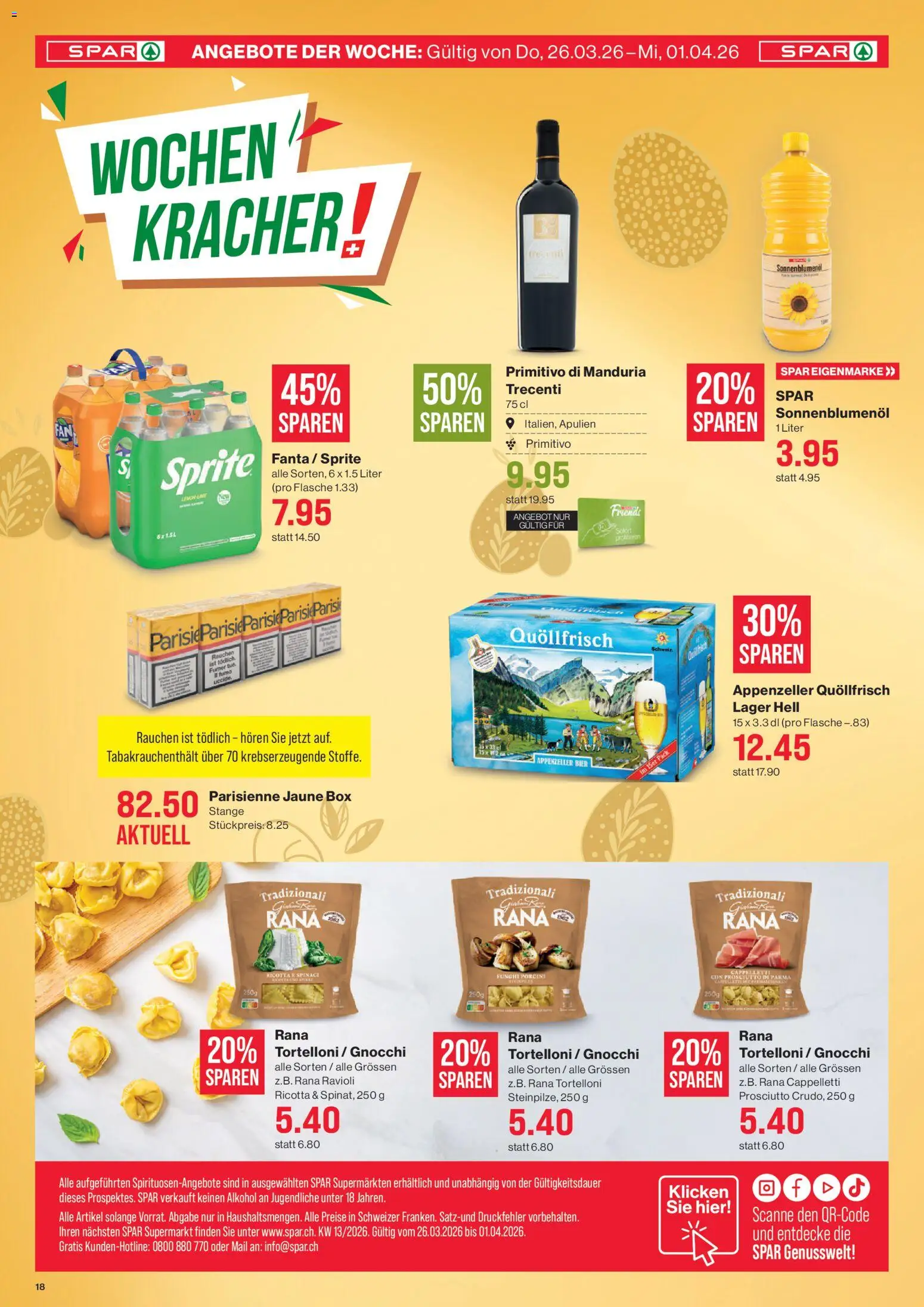 SPAR aktionen - page 18- valid from 26.03.2026