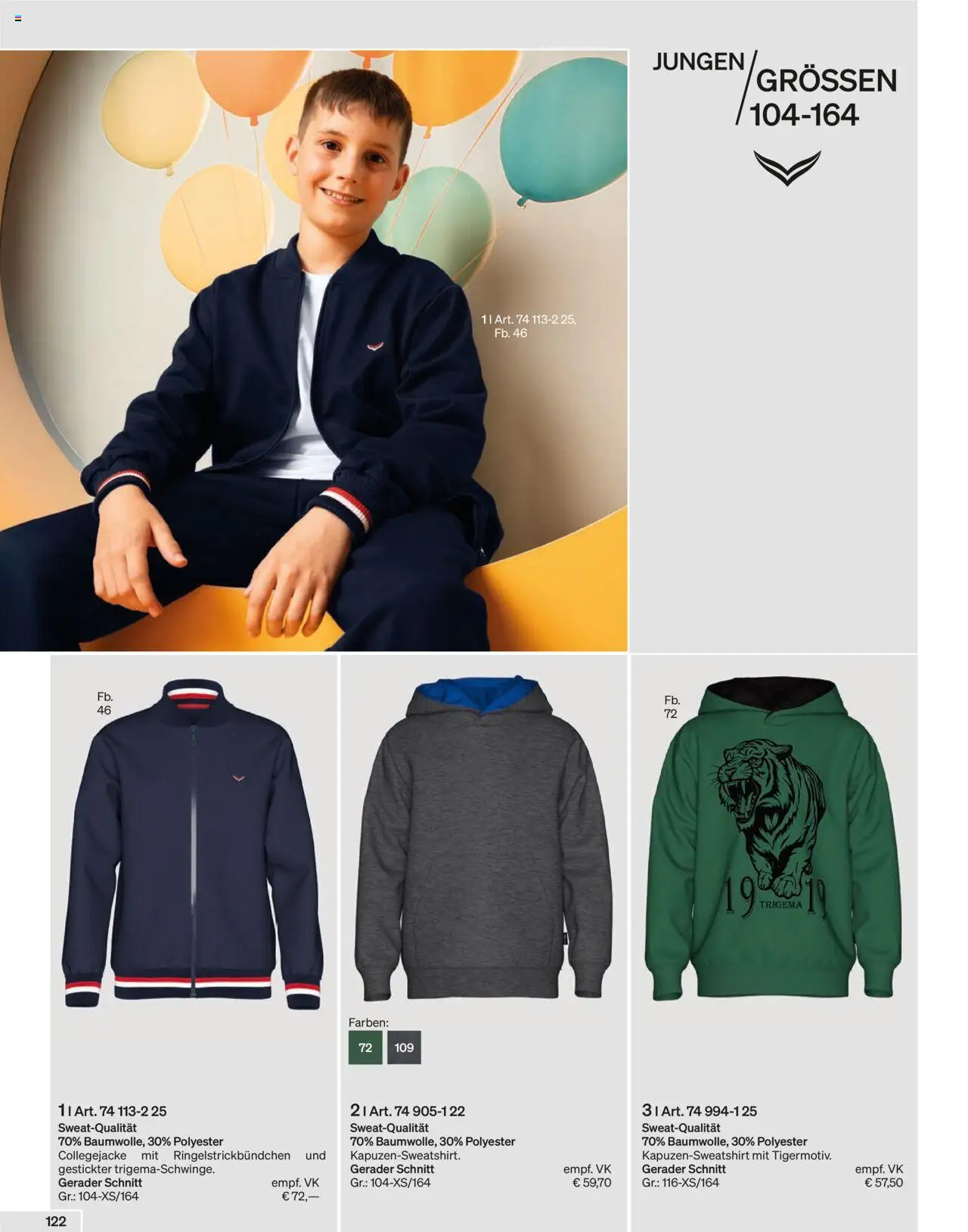 Trigema Prospekt 	 - Seite 122 - gültig ab 01.09.2025