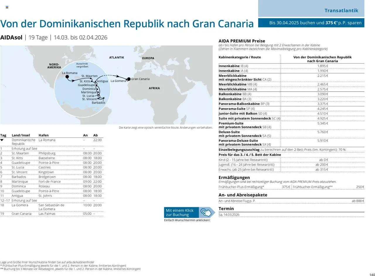 Aida Prospekt Winter 2025/26 - Seite 140 - gültig ab 01.10.2025