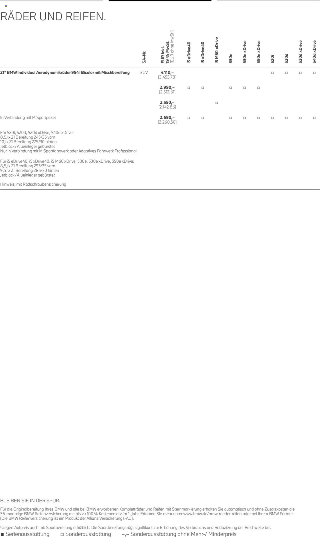 BMW 5 Limousine - Seite 13 - gültig ab 01.07.2025