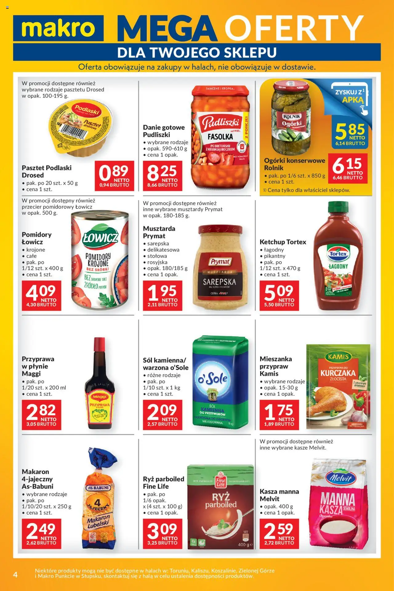 Makro Gazetka - Mega oferty dla Twojego Sklepu - strona 4- ważny od 22.07.2025
