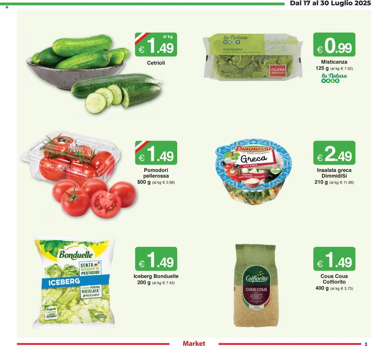 Sì con Te	Market catalogo - pagina 3 - valido dal 17/07/2025