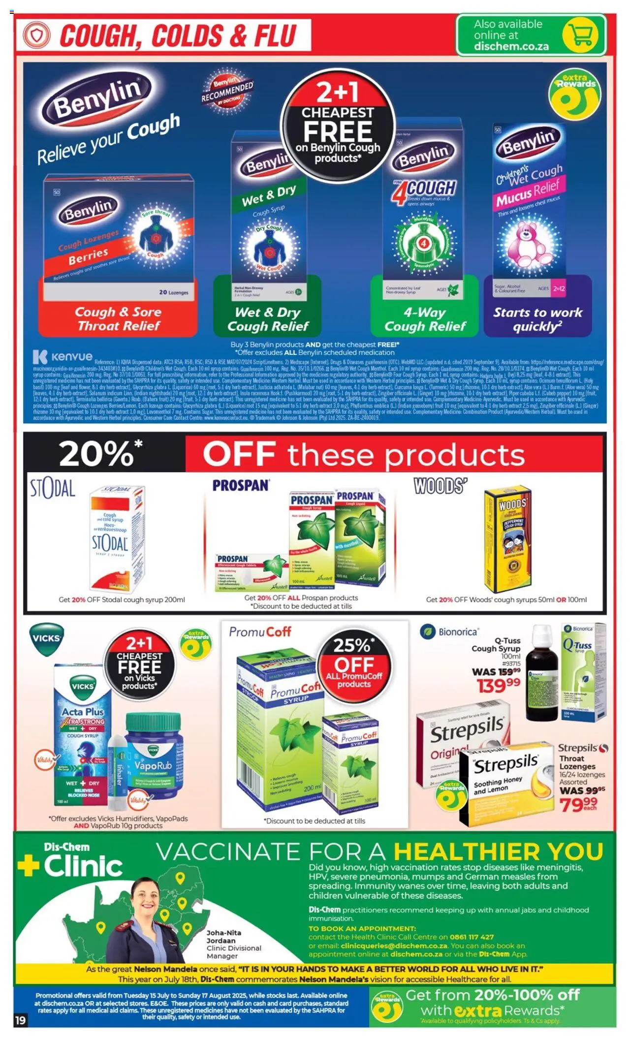 Dis-Chem Specials - page 19- valid from 15/07/2025