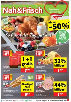 Vorschau Nah und Frisch Flugblatt gültig ab 28.01.2026