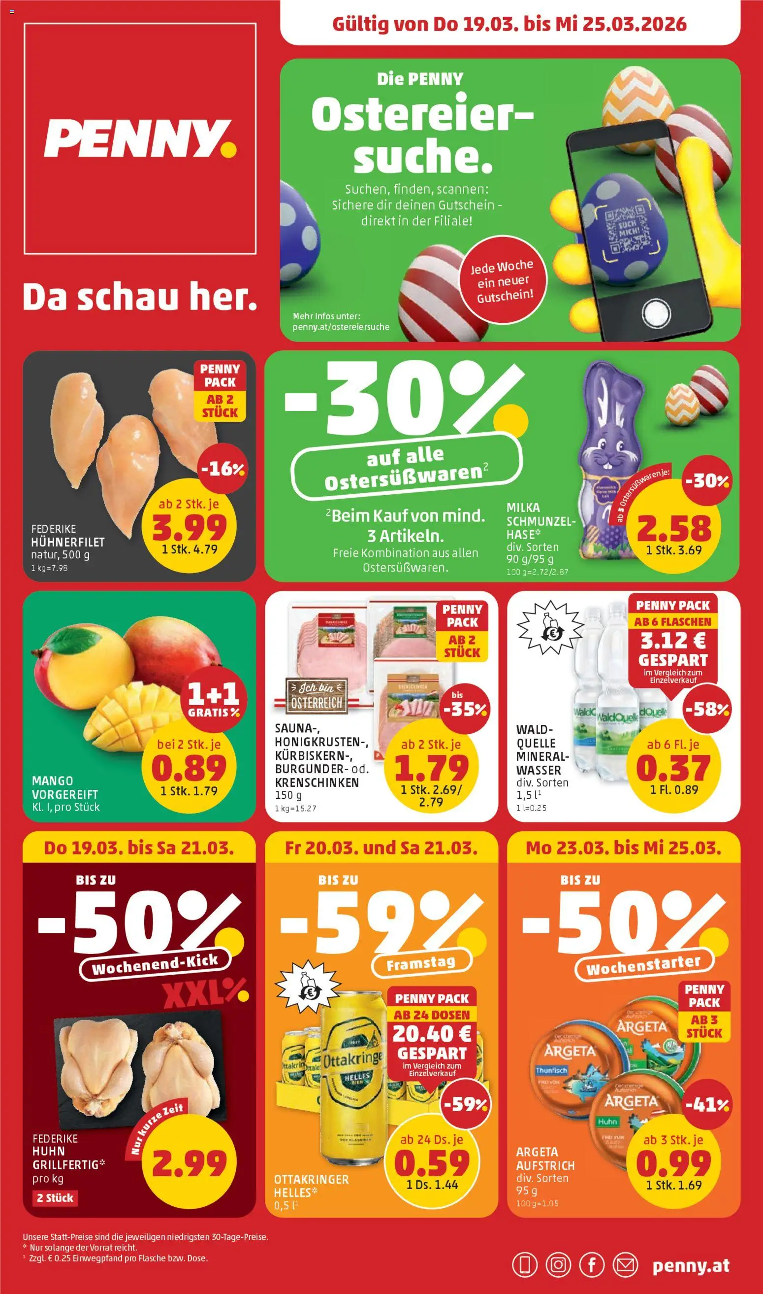 Penny Markt - Flugblatt - Seite 1- gültig ab 19.03.2026