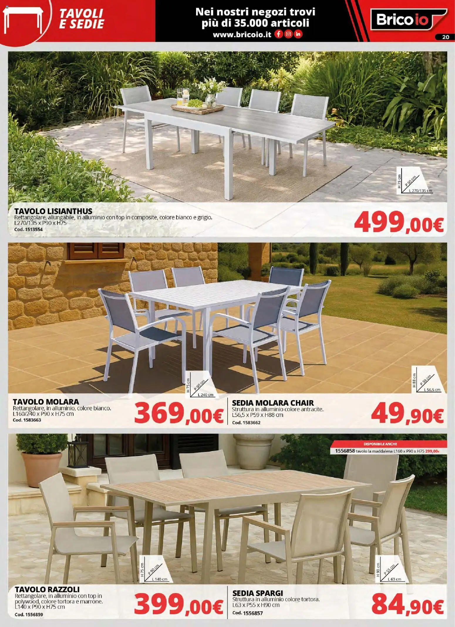 Brico io volantino - pagina 20 - valido dal 30/03/2026