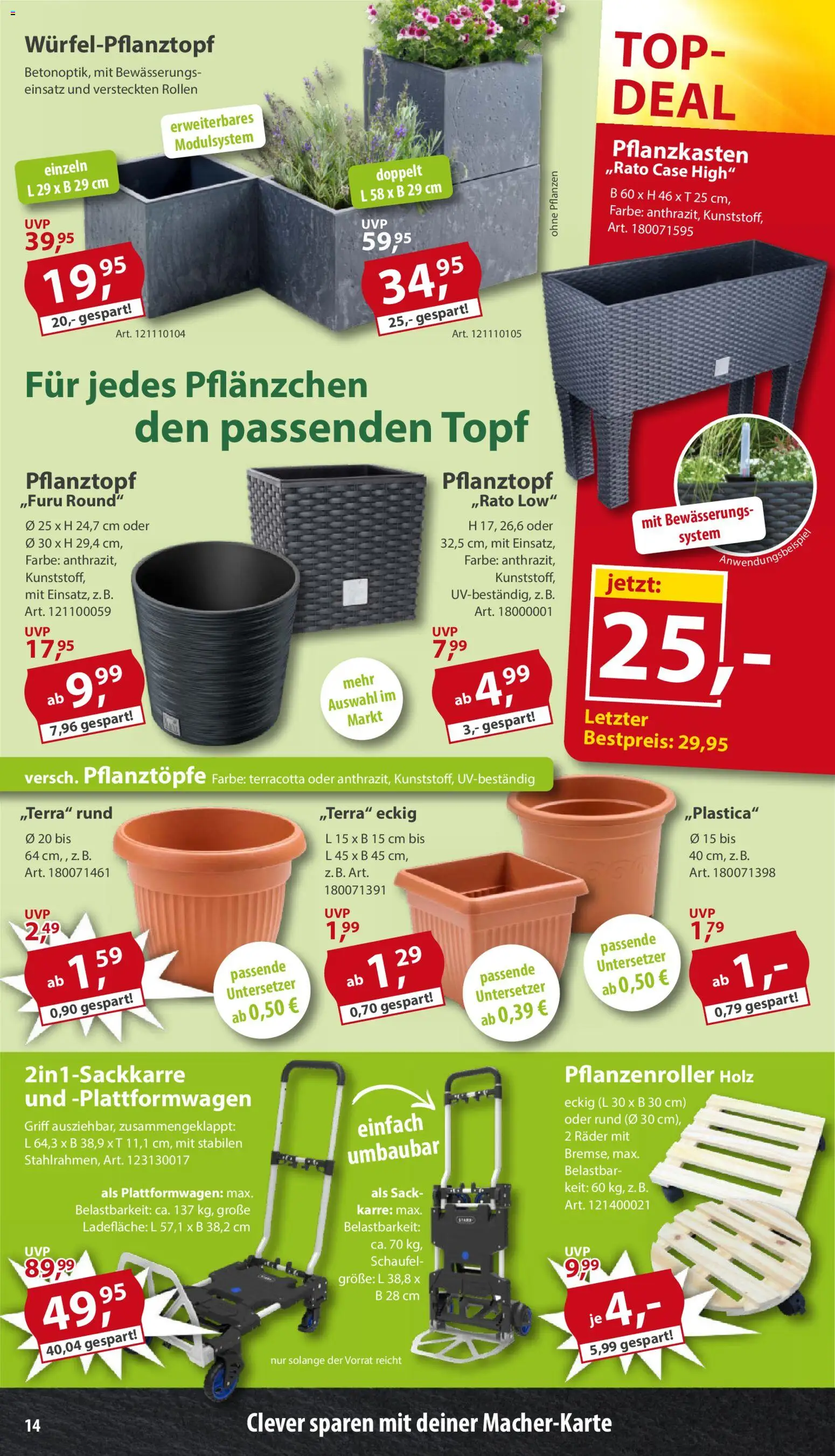 Sonderpreis Baumarkt Prospekt 	 - Seite 14 - gültig ab 25.04.2026