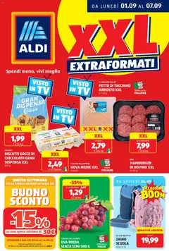 Anteprima Volantino Aldi	 valida dal 01/09/2025