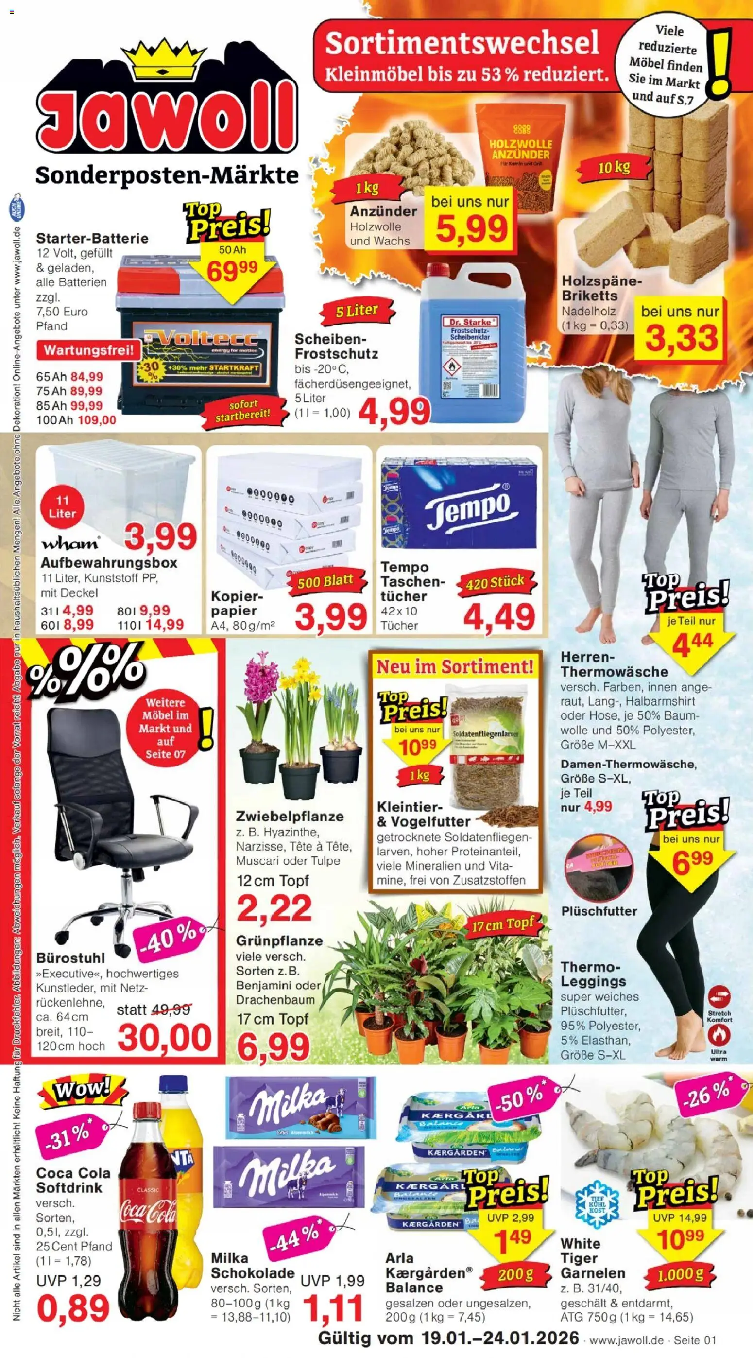 Jawoll Prospekt - Seite 1 - gültig ab 19.01.2026