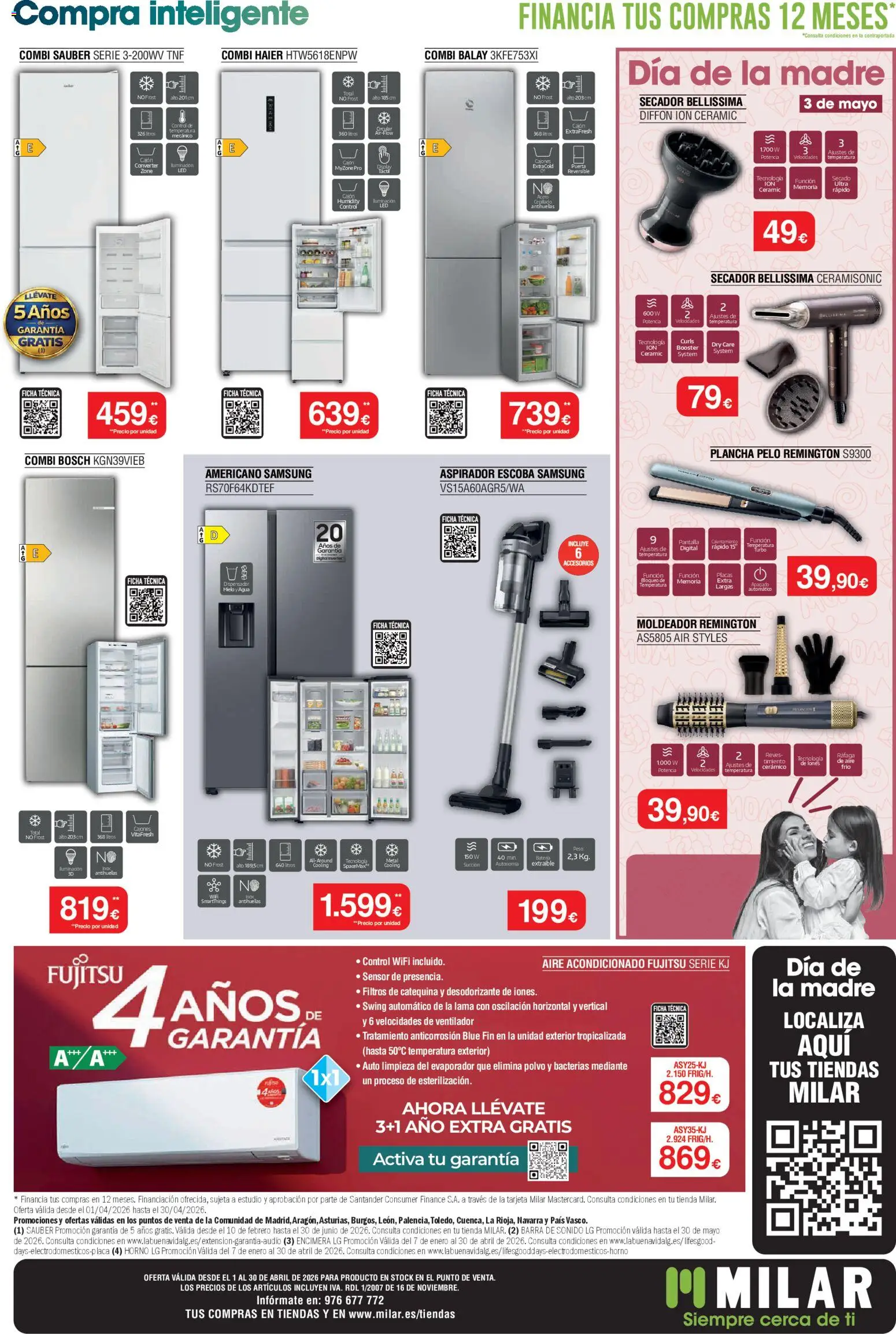 Milar folleto - Página de 4 - Válido desde 01/04/2026