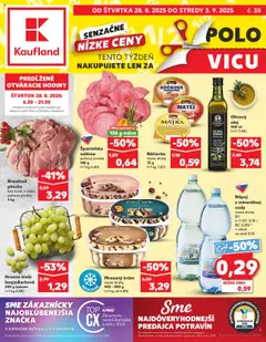 Kaufland leták platný od 28.08.2025