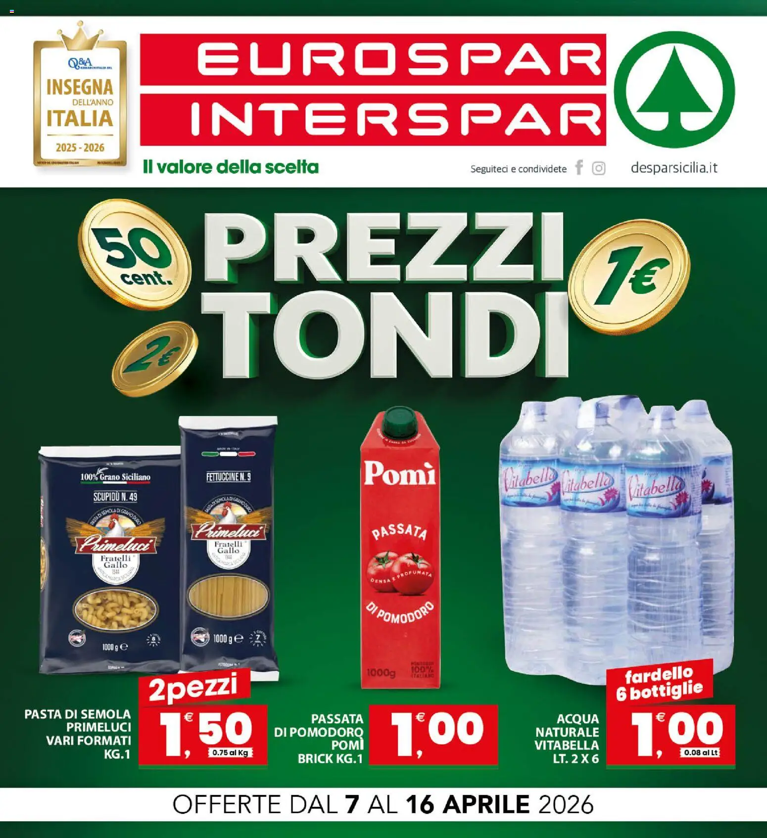Interspar volantino Sicilia - pagina 1 - valido dal 07/04/2026