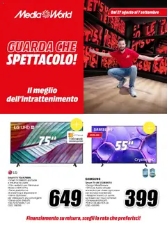 Anteprima Volantino Media World	 valida dal 27/08/2025