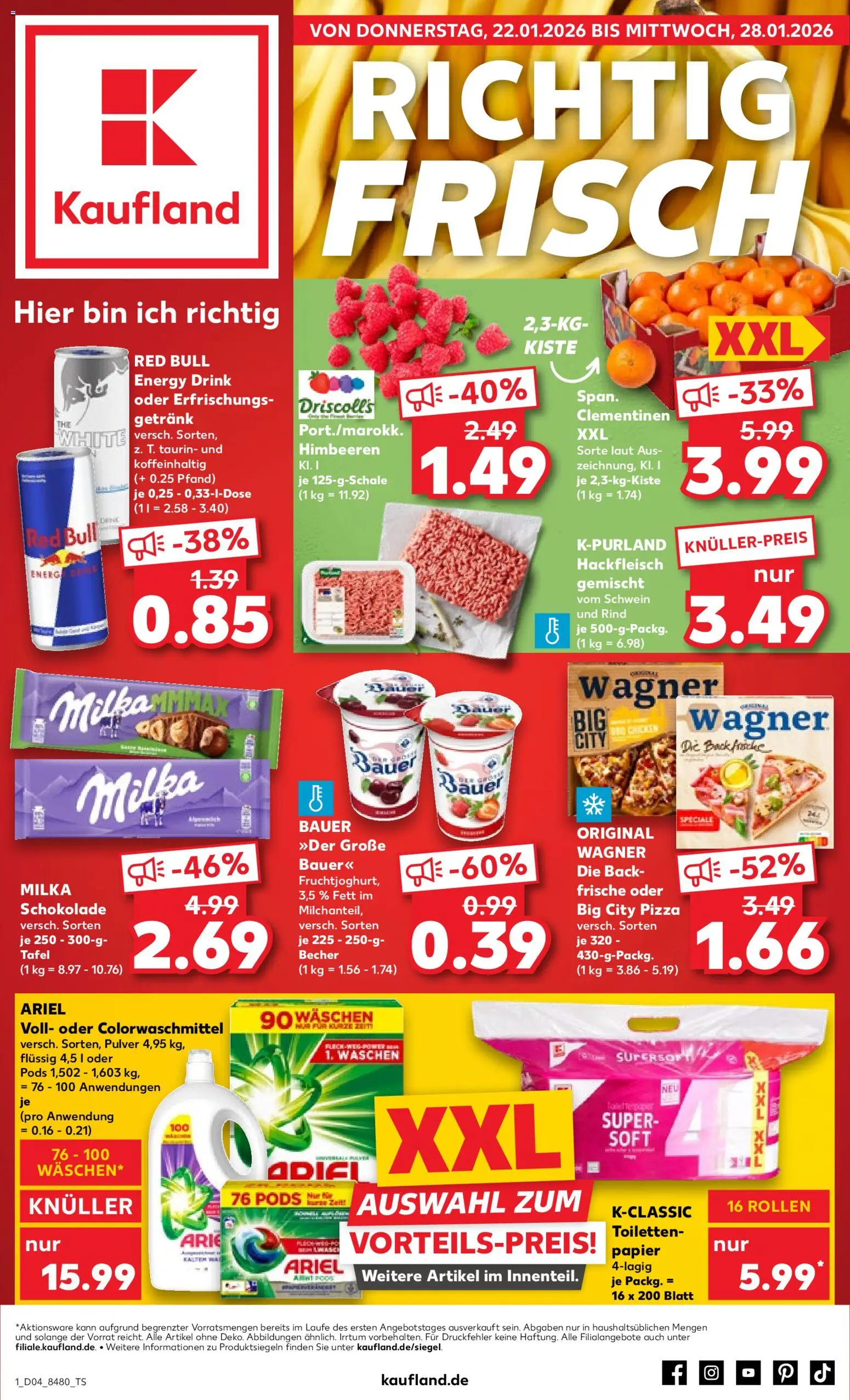 Kaufland Prospekt 	 - Seite 1 - gültig ab 22.01.2026