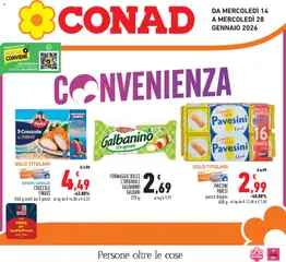 Anteprima Volantino Conad	 valida dal 14/01/2026