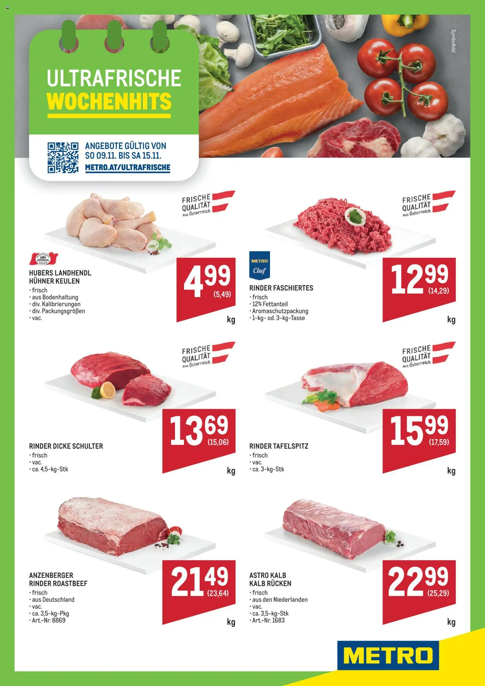 Metro angebote Wochenhits - Seite 1- gültig ab 09.11.2025