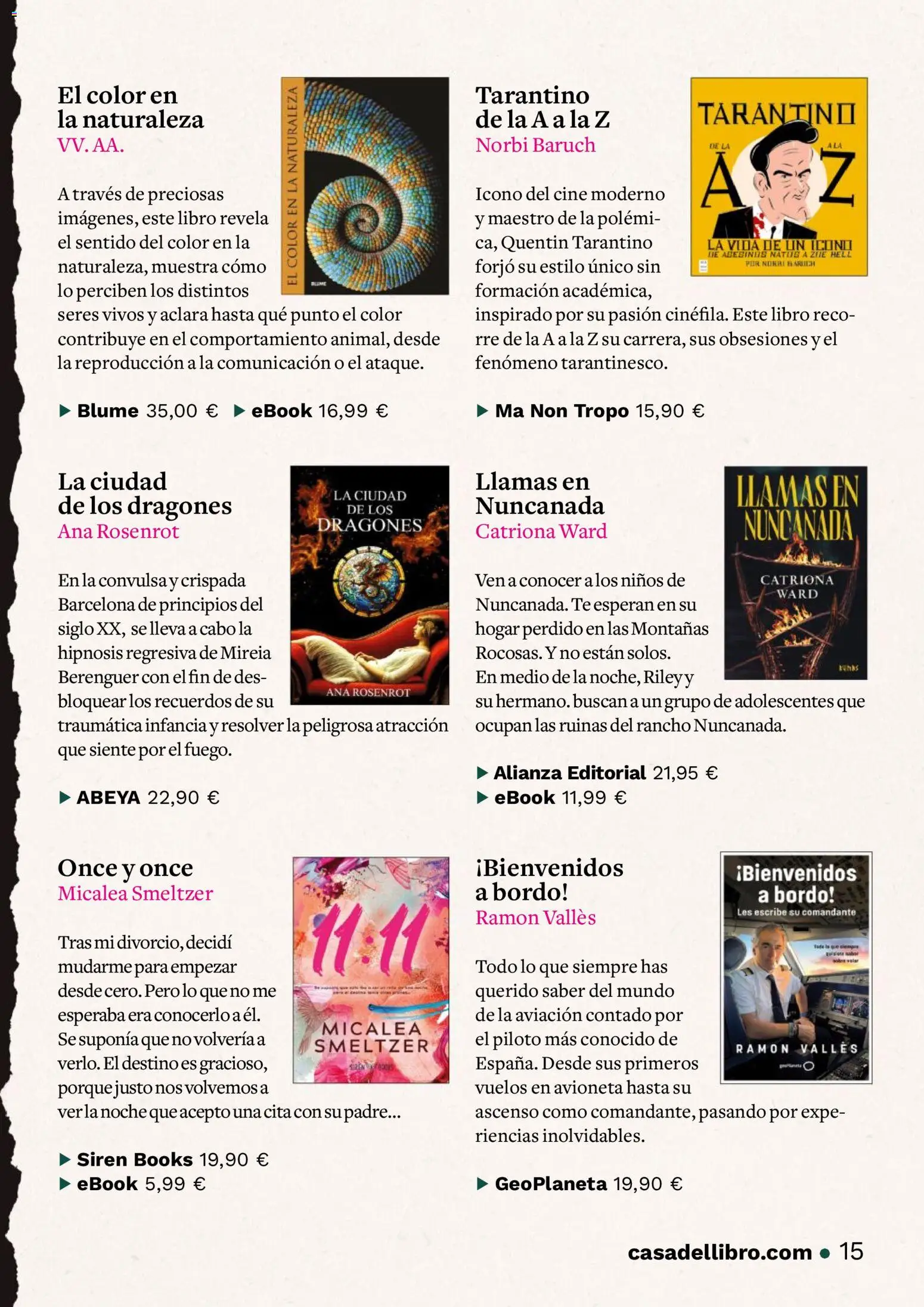 Casa del libro folleto - Página de 15 - Válido desde 01/04/2026