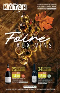 Aperçu Match Supermarché - Foire AUX VINS valable à partir du 04/09/2025