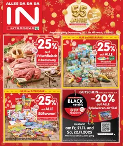 Vorschau Interspar Flugblatt - Burgenland gültig ab 20.11.2025