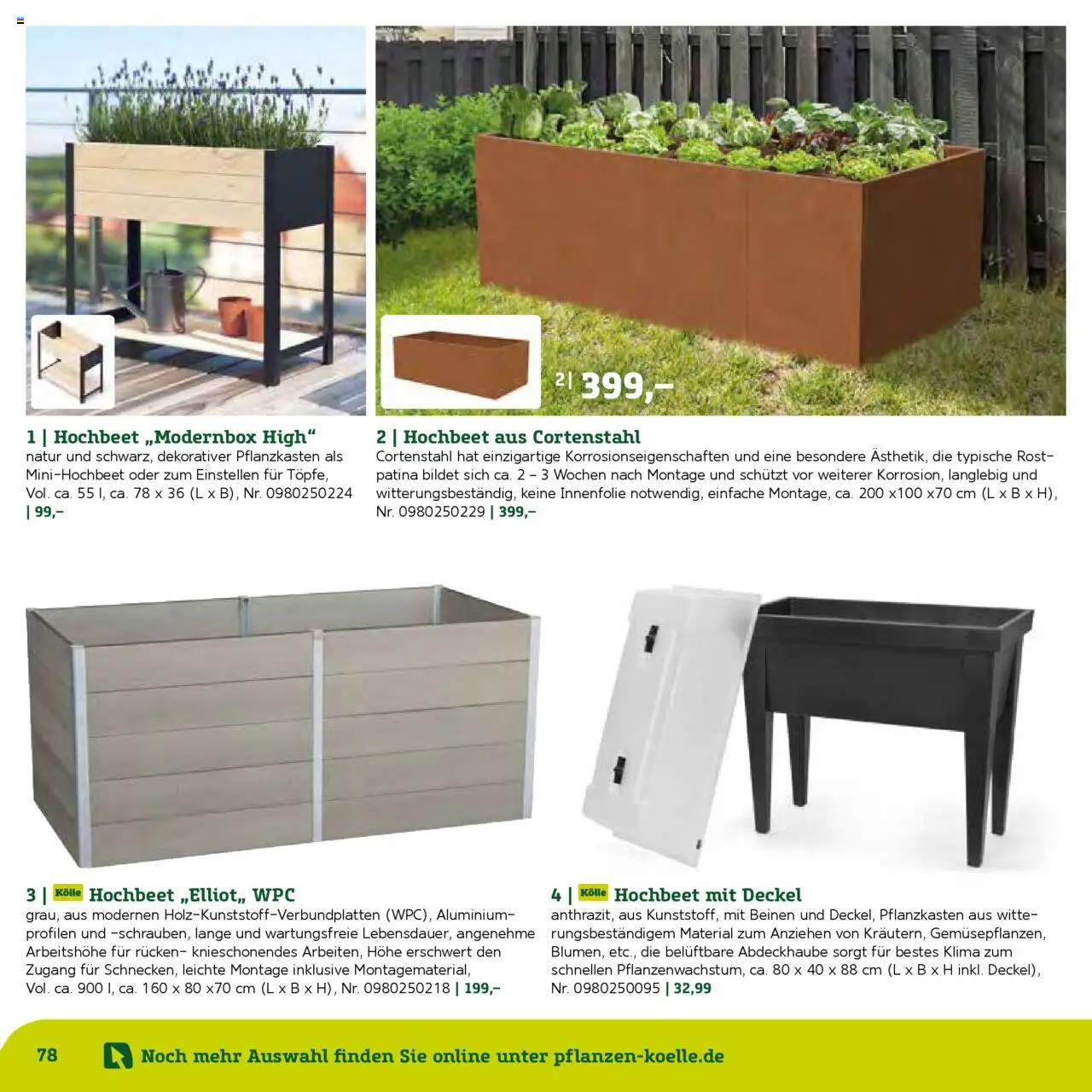 Pflanzen-Kölle Gartenmöbel Katalog 2025 - Seite 78 - gültig ab 22.01.2025