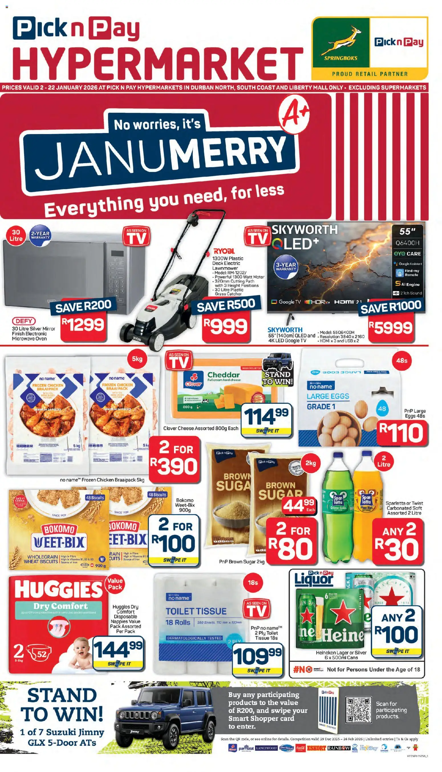 Pick n Pay - Hypermarket Specials - page 1- valid from 02/01/2026