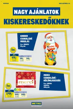 Előnézet Metro - Nagy Ajánlatok Kiskereskedőknek érvényes 2025.10.01.-tól