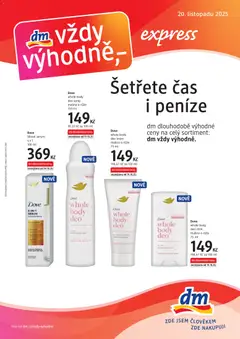 Náhled dm drogerie leták - Express platný od 20.11.2025