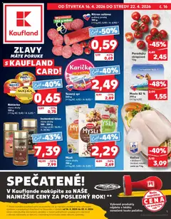 Kaufland leták platný od 16.04.2026