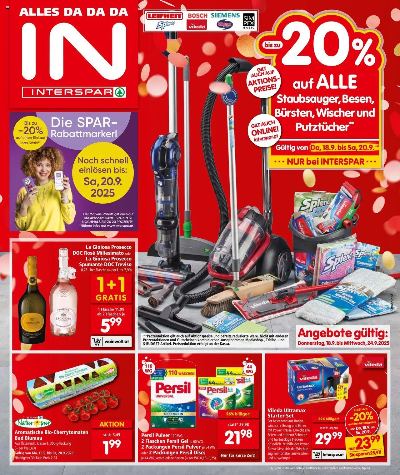 Interspar Flugblatt - Seite 1- gültig ab 18.09.2025
