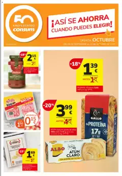 Vista previa del folleto Consum folleto válido desde 25/09/2025