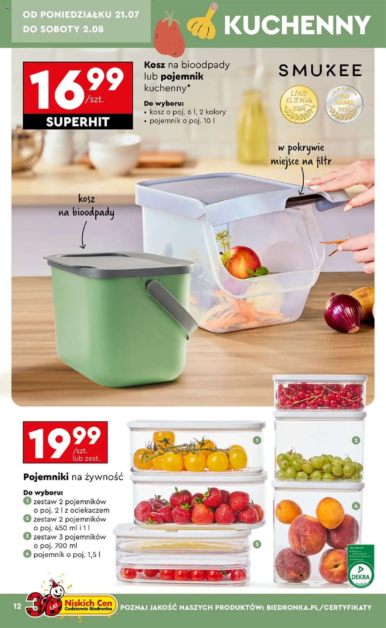 Biedronka gazetka - Okazje tygodnia - strona 14- ważny od 21.07.2025
