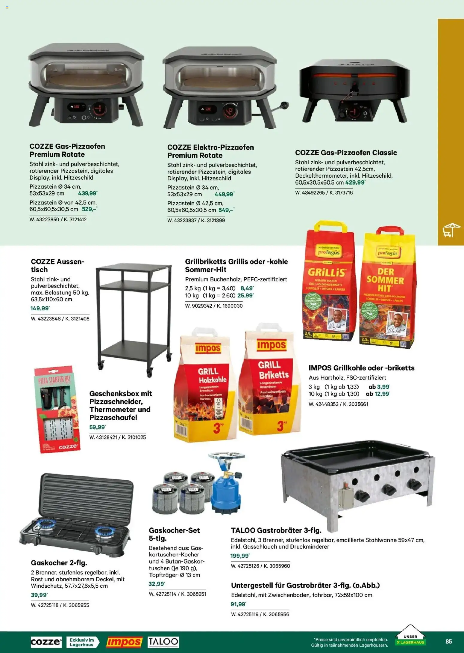 Lagerhaus Garten & Freizeit Katalog 2026 - Wien, Innsbruck - page 85- valid from 01.03.2026