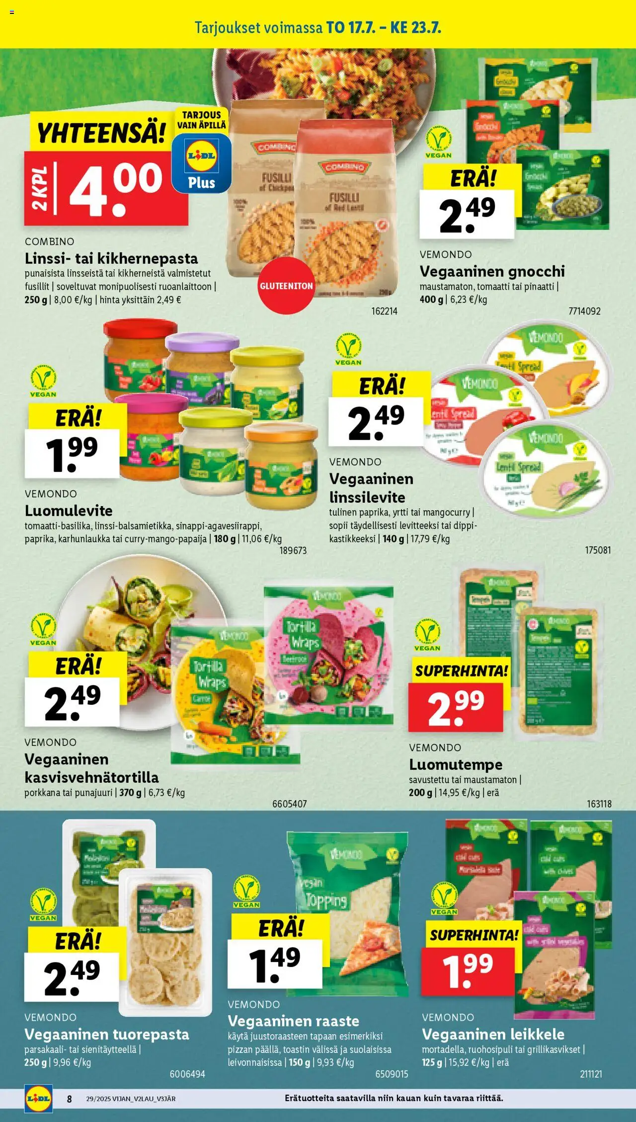 Lidl tarjoukset - sivu 10- voimassa alkaen 17/07/2025