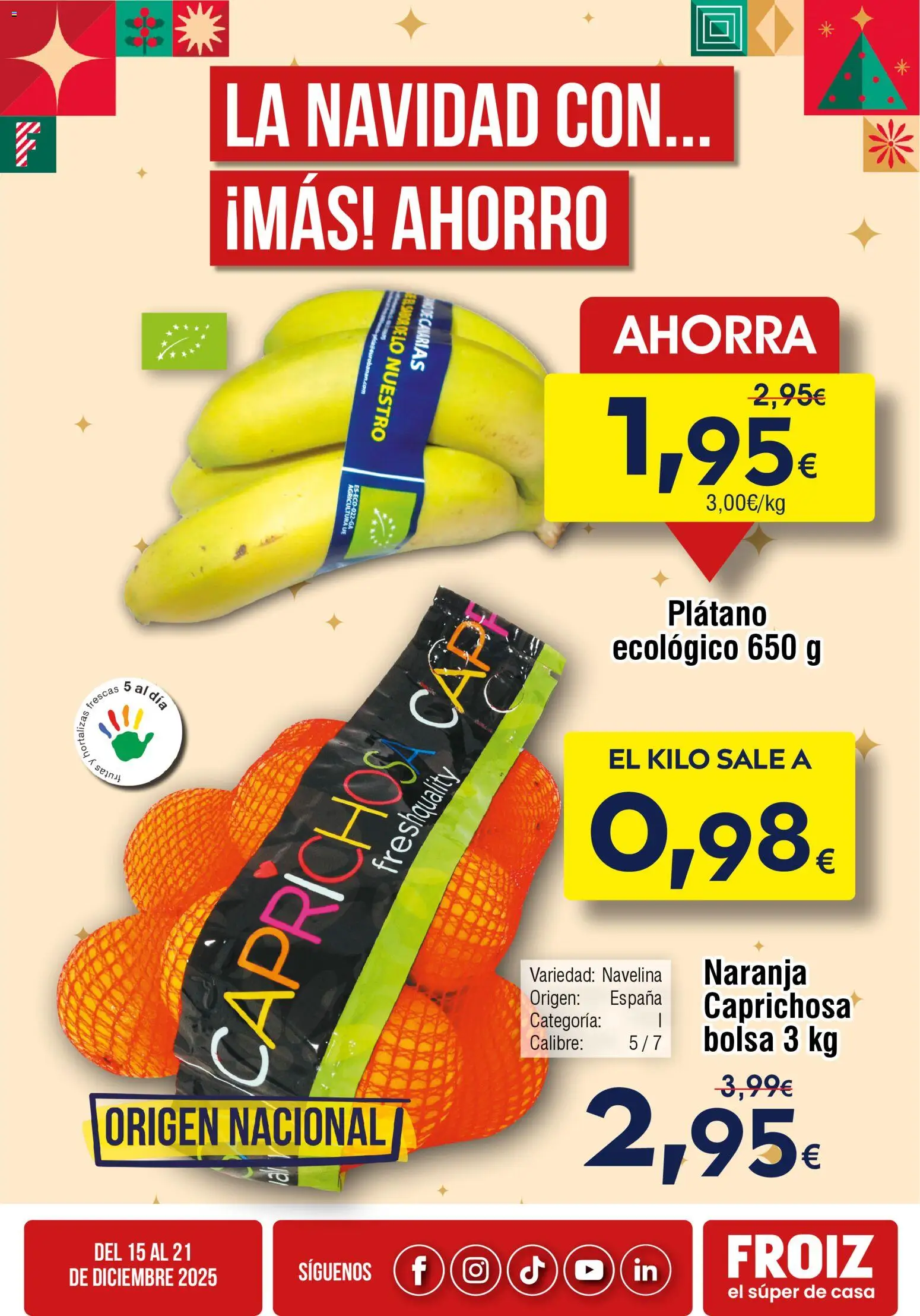 Froiz Oferta semanal - Página de 1 - Válido desde 15/12/2025