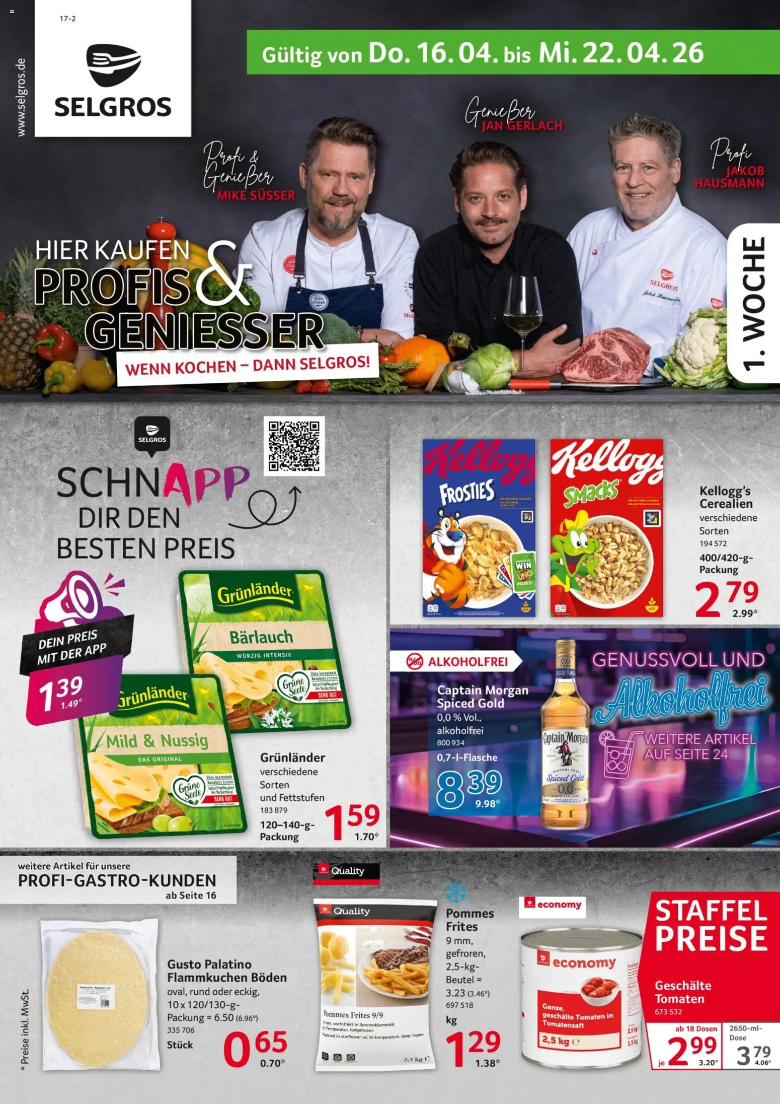 Selgros Prospekt 	 - Seite 1 - gültig ab 16.04.2026