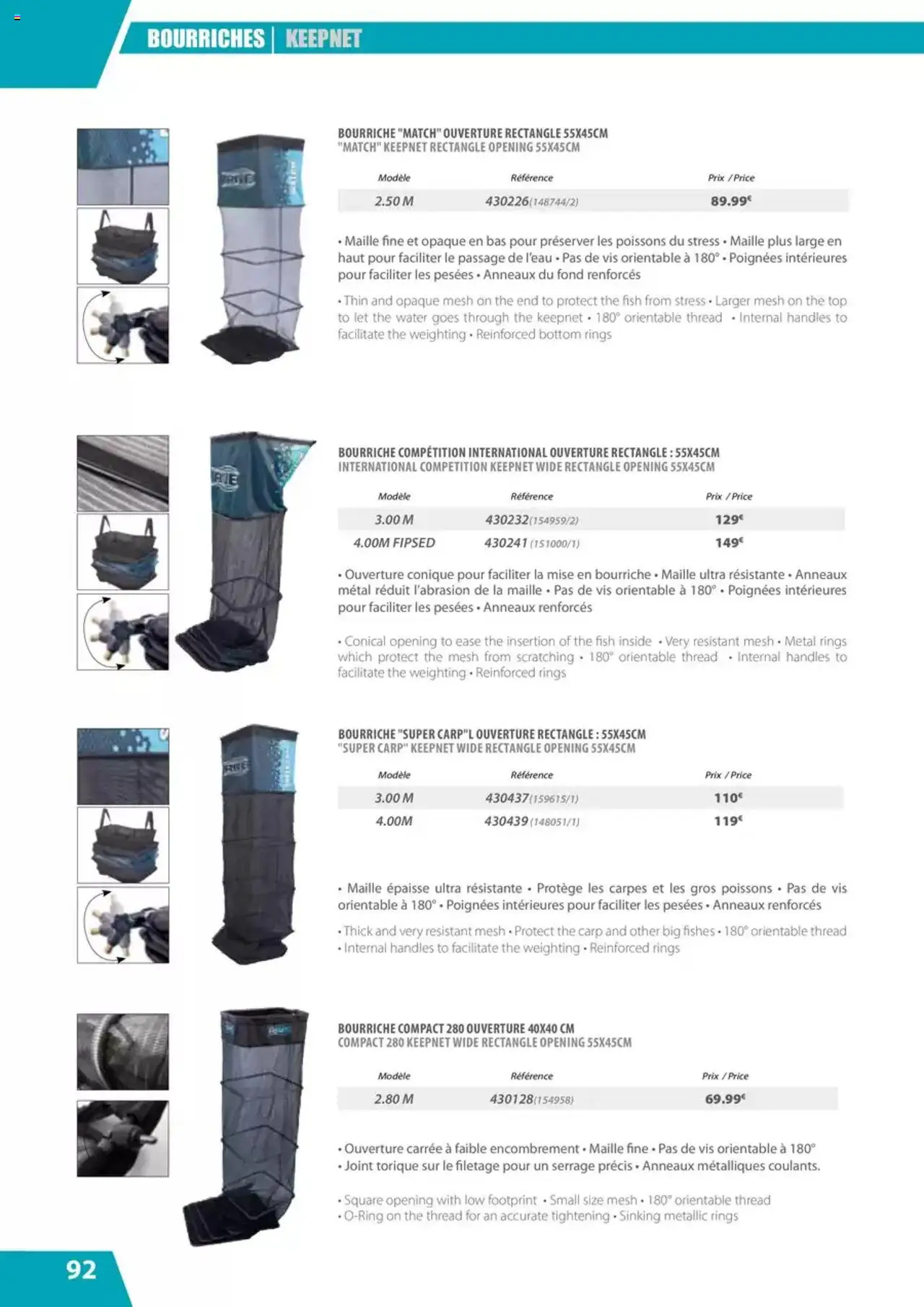 Pacific Pêche catalogue - page 92 - valable à partir du 01/01/2025