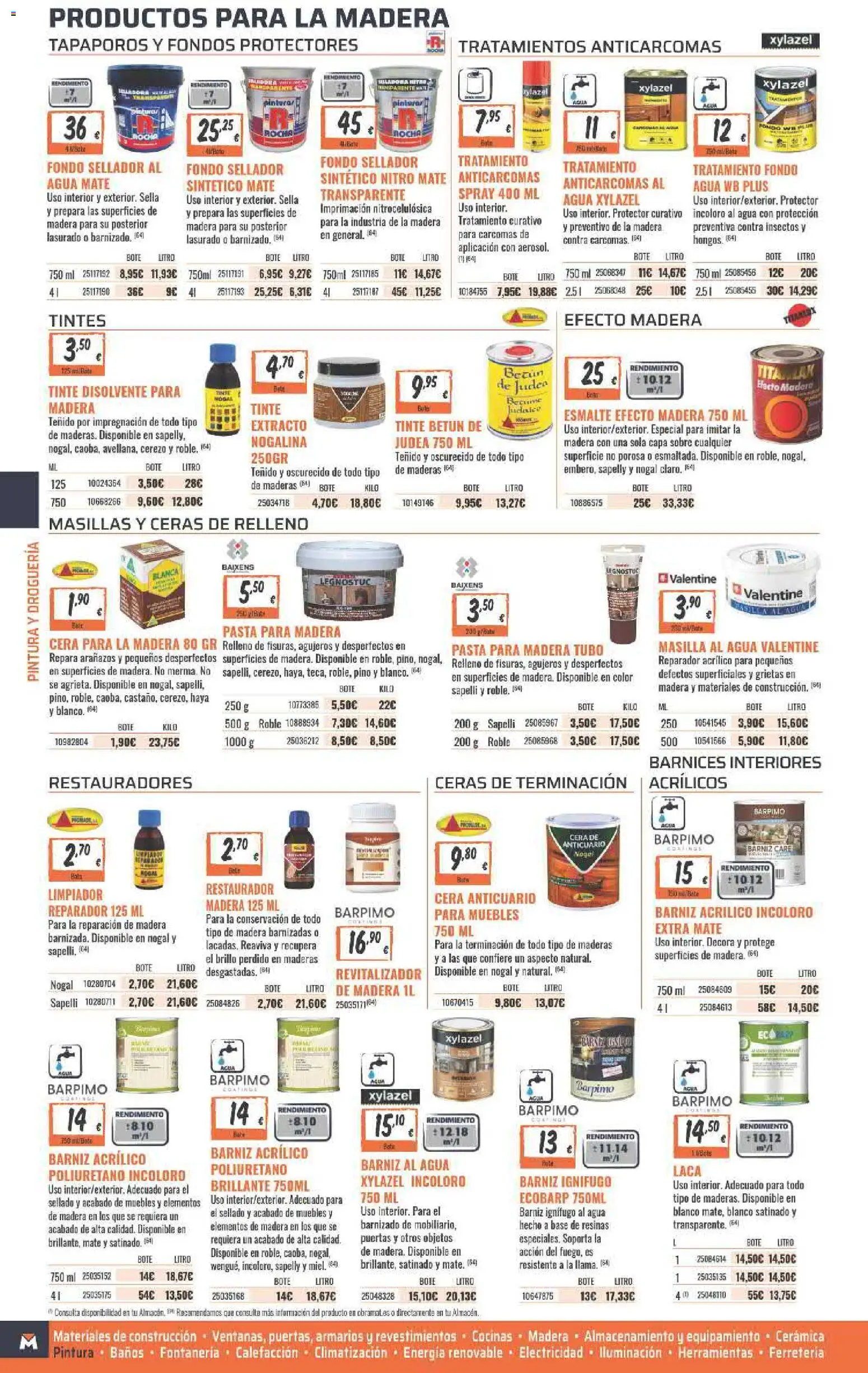 Obramat folleto - Página de 182 - Válido desde 23/03/2026