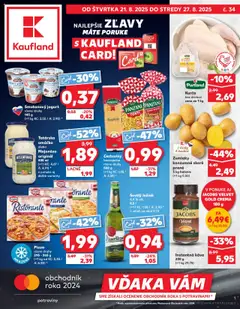 Kaufland leták platný od 21.08.2025