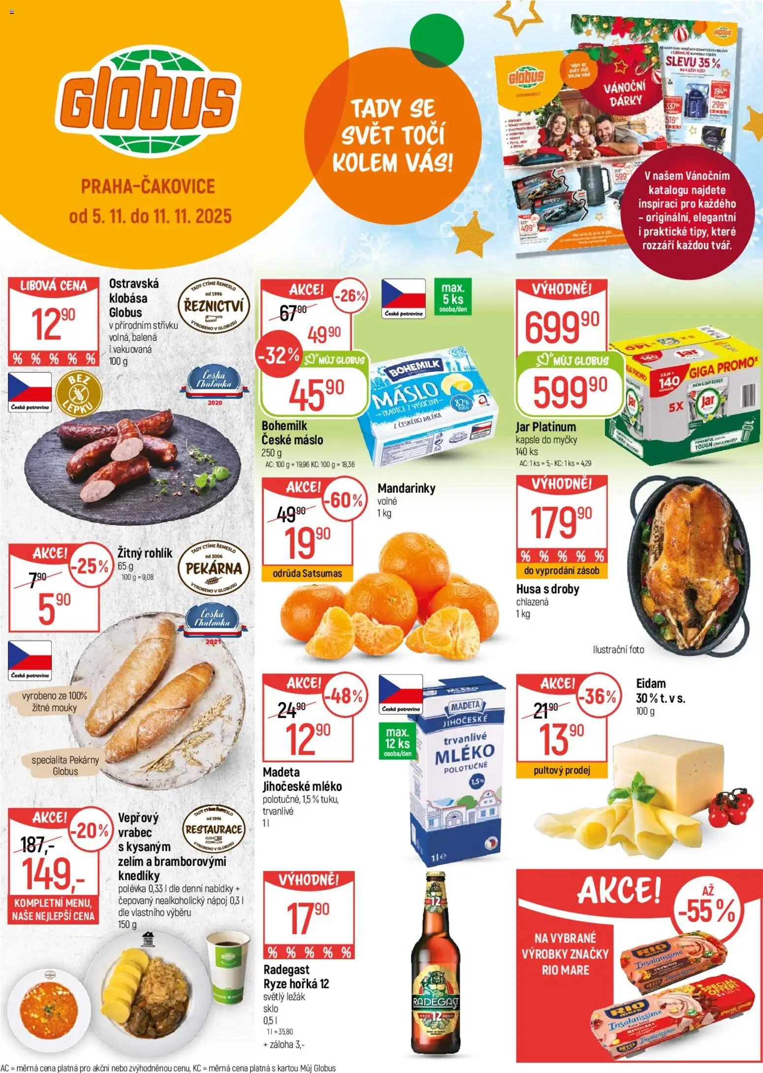 Globus leták - strana 1- platný od 05.11.2025