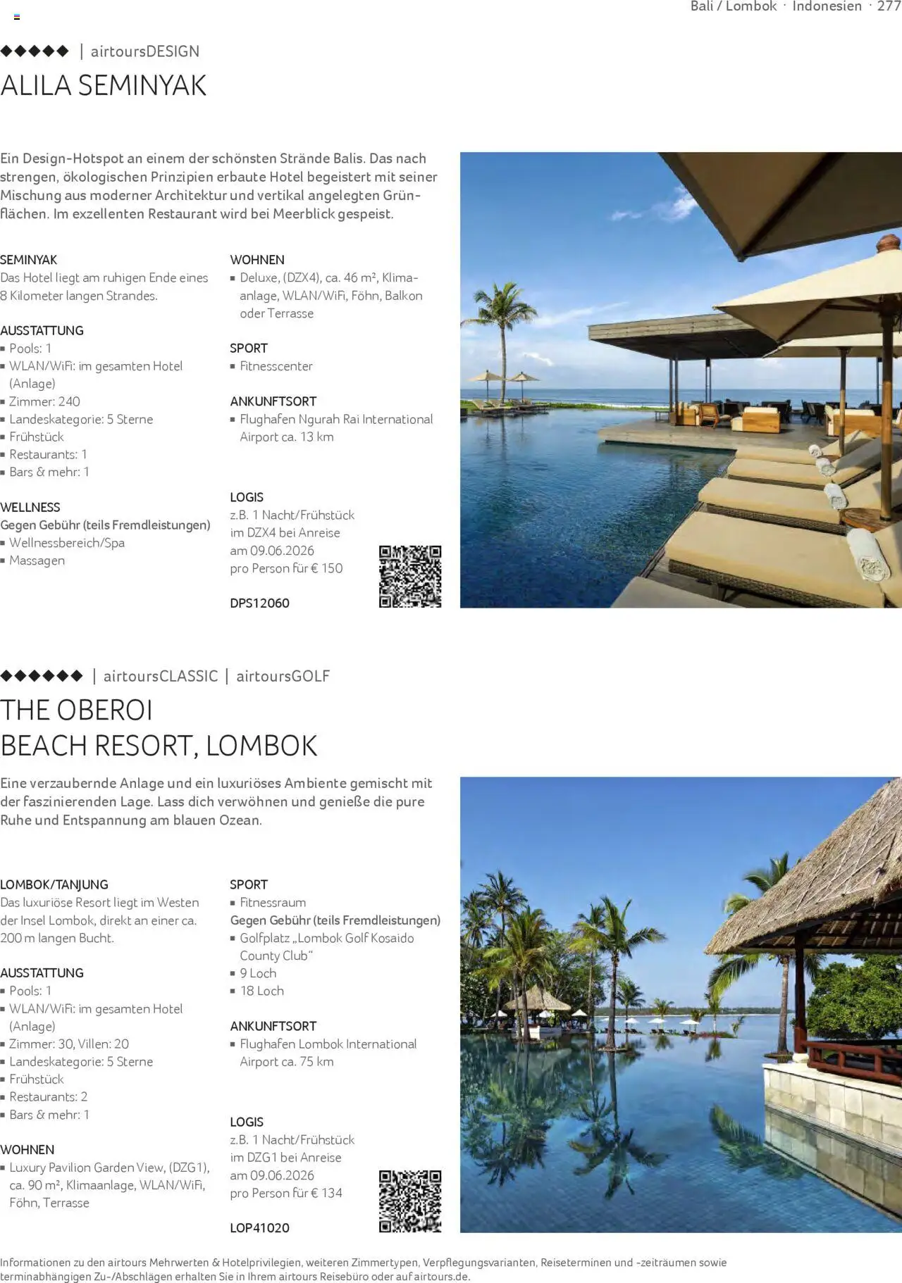 TUI airtours Katalog  Erstklassige Fernreisen 2025/26 - Seite 277 - gültig ab 01.11.2025