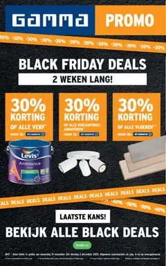 GAMMA - Black Friday geldig vanaf 19/11/2025