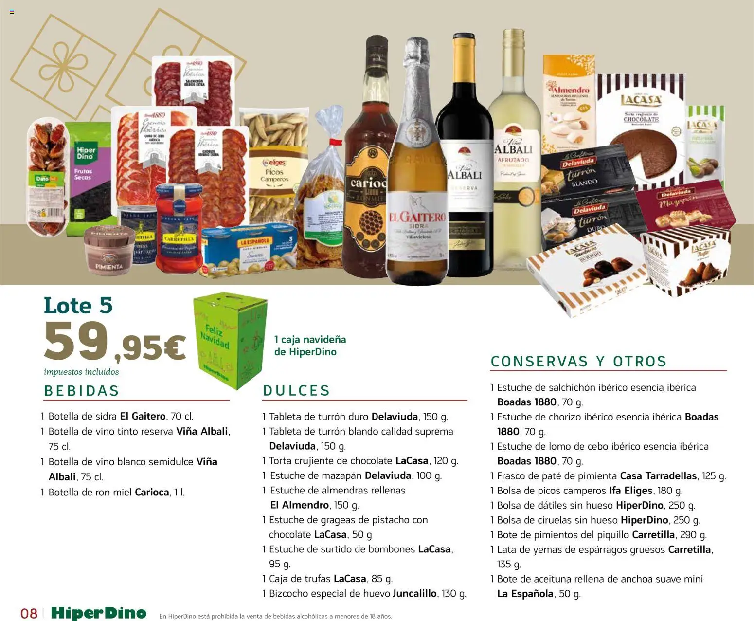HiperDino - Catálogo Lotes y Cestas - Página de 8 - Válido desde 10/11/2025