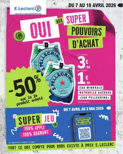 Aperçu E.Leclerc catalogue de la semaine 15 valable à partir du 07/04/2026