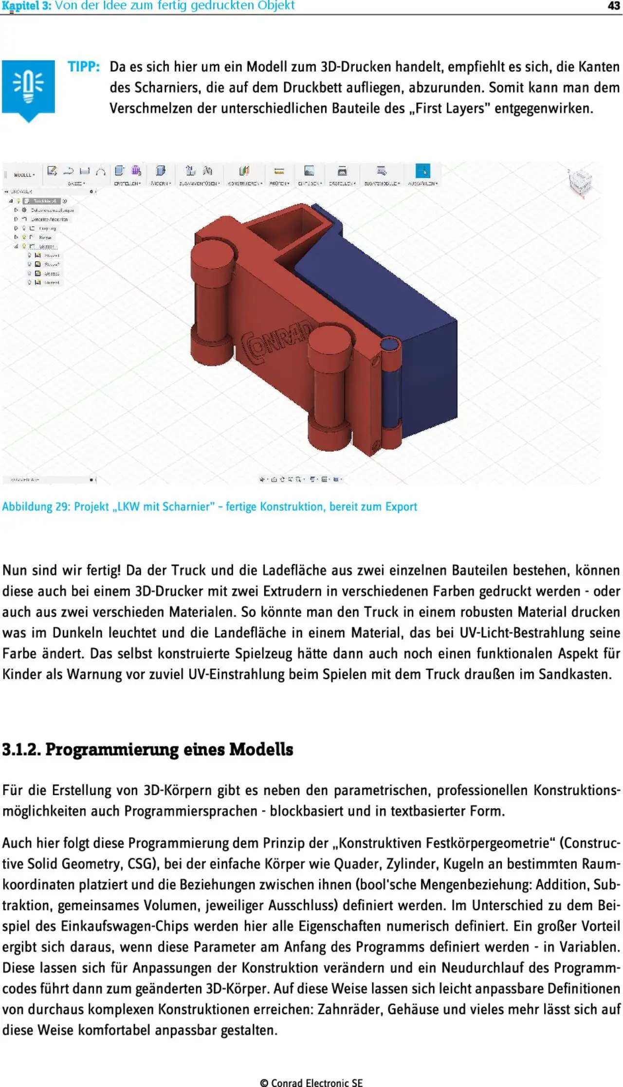Conrad Aktionen 3D-Druck - Handbuch - Seite 49- gültig ab 14.05.2025