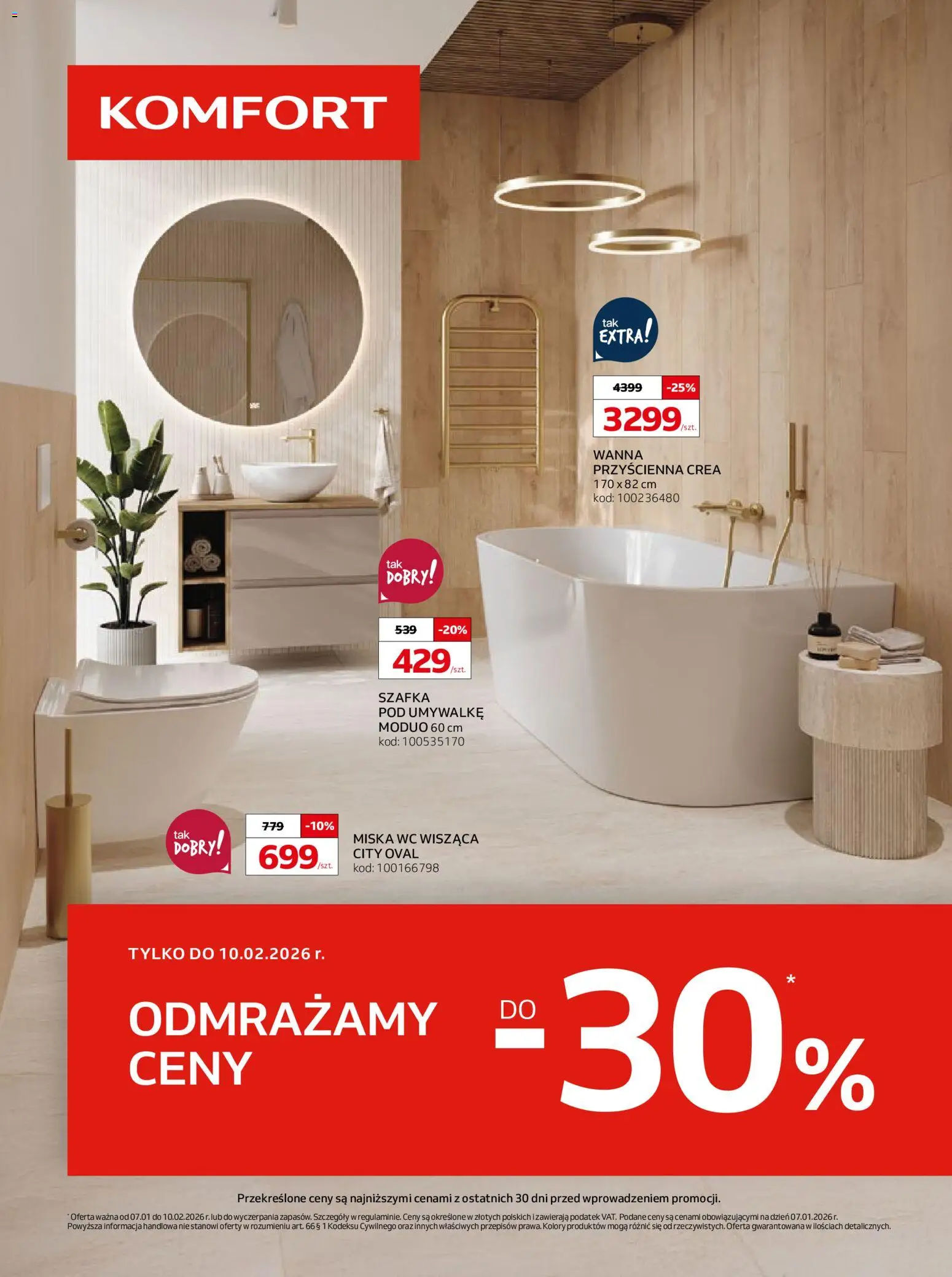 Komfort Gazetka - strona 1- ważny od 07.01.2026