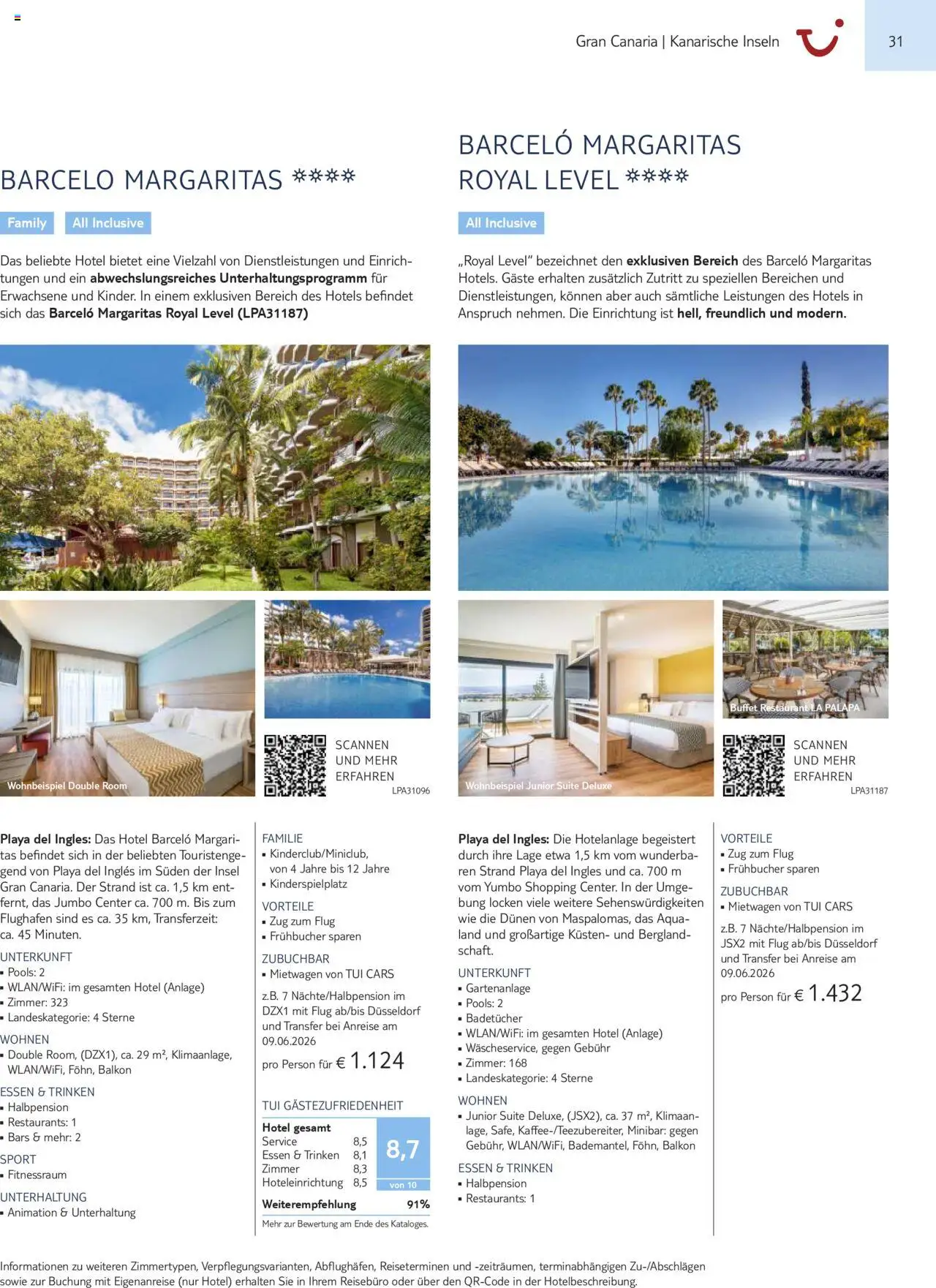 TUI Prospekt Kanaren, Kapverden & Senegal 2025/26	  - Seite 31 - gültig ab 01.11.2025